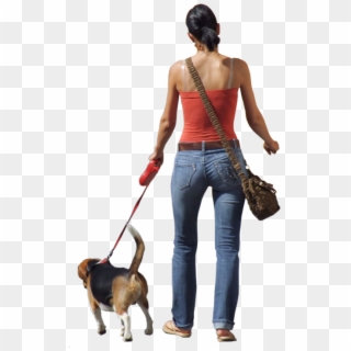 Gallery For People Walking Png - People Walking Dog Png, Transparent Png