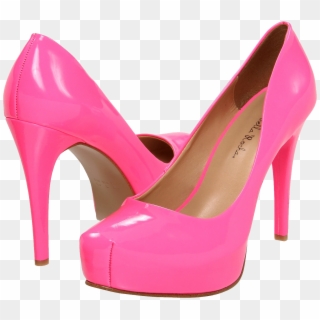 Pink Women Shoe Png Image - Pink High Heels Transparent, Png Download