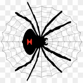 Black Widow Clip Art - Spider Web, HD Png Download