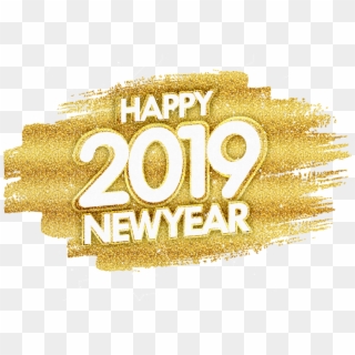 Download - Happy New Year Gold Png, Transparent Png
