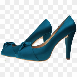 Blue Women Shoe Png Image - Women Shoes Png, Transparent Png