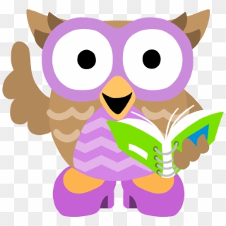 Brooke's Math Webquest - Teacher Owl Purple, HD Png Download