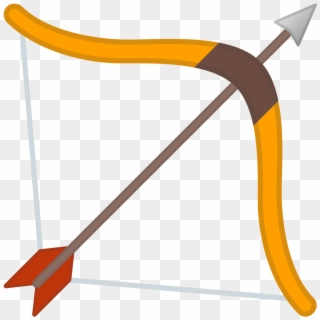 Bow And Arrow Icon - Arco Y Flecha Emoji, HD Png Download
