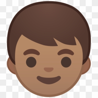 Boy Medium Skin Tone Icon - Emoji Niño Png, Transparent Png