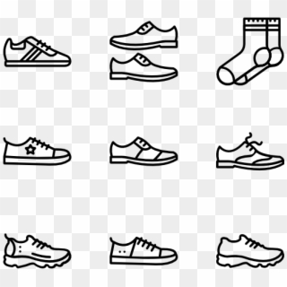 Man Footwear - Vector Shoes Icon Png, Transparent Png