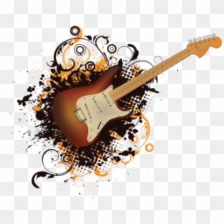 Rock Guitar Png Download Image - Rock Guitar Png, Transparent Png