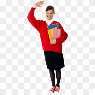Young Girl Student Png Image - Young Student Png, Transparent Png