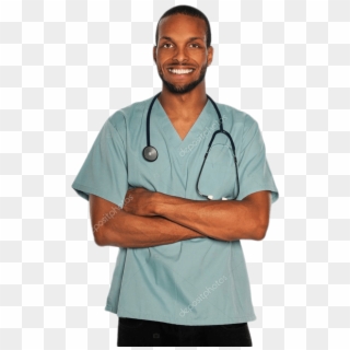 Bsn Degrees - African American Male Male Nurse, HD Png Download