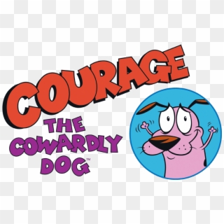 Courage The Cowardly Dog Courage Logo Men's Premium - Courage The Cowardly Dog Logo, HD Png Download