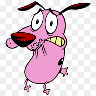 Scpinkcolor Sticker - Courage The Cowardly Dog Clipart, HD Png Download