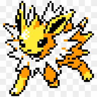 Jolteon - Pokemon - Jolteon Minecraft Pixel Art, HD Png Download