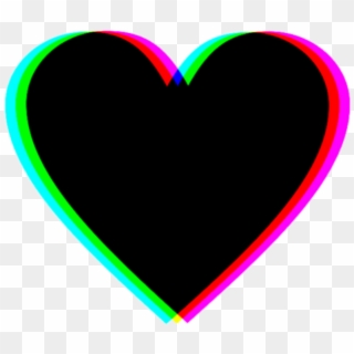 Sticker Heart Black Tumblr Hearts Coracao Icon Png - Png Tumblr De Coração, Transparent Png