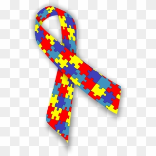 Autism Awareness Ribbon - Trouble Du Spectre De L Autisme, HD Png Download