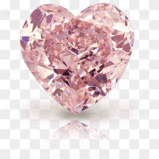 Heart Png Tumblr - Pink Heart Shape Diamond, Transparent Png