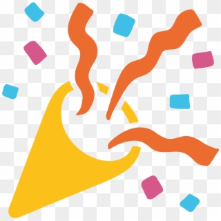 Party Emoji Png - Party Popper Cartoon Png, Transparent Png