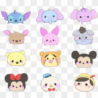 42 Images About Tumblr Overlays On We Heart It - Tsum Tsum Disney Drawings, HD Png Download