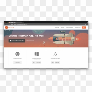 Postman Apps Page - Chrome Postman, HD Png Download