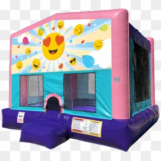 Emoji Sparkly Pink Bounce House Rentals In Austin Texas - Lol Surprise Bounce House, HD Png Download