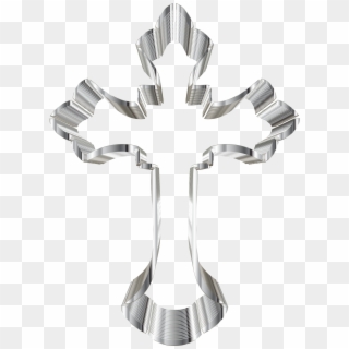 This Free Icons Png Design Of Chrome Ornate Cross No, Transparent Png