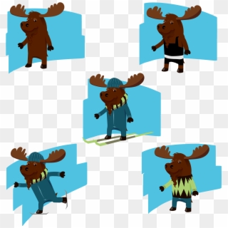 How To Banff Moose - Cartoon, HD Png Download