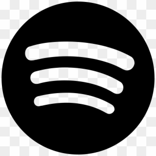 Picture Black And White Stock Spotify Icon Free Download - Transparent Background Spotify Logo, HD Png Download
