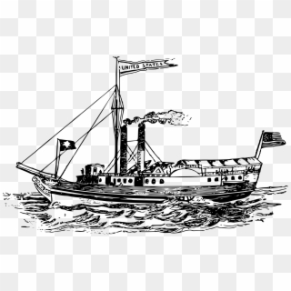 This Free Icons Png Design Of Steam Ship 2, Transparent Png
