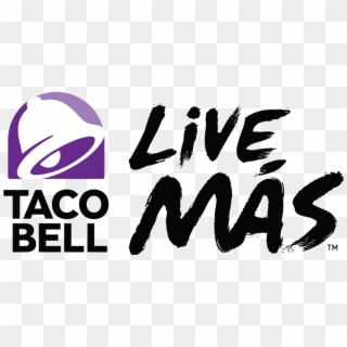 Taco Bell Logo Png Png Black And White Download - Taco Bell Live Mas Png, Transparent Png