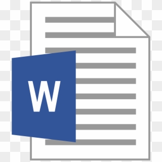 Icono De Word Png - Word 2016 File Icon, Transparent Png