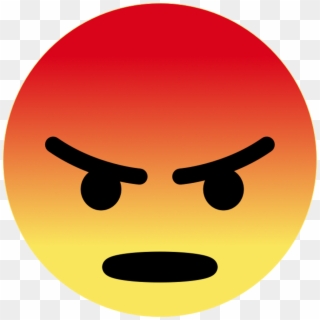 Facebook Angry Png - Angry Facebook Emoji, Transparent Png