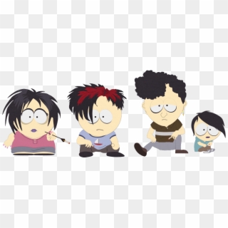 Alter Egos Goth Kids Gap Clothes - South Park Goth Kids, HD Png Download