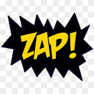 Superhero Words Pow Bam Clipart Free Clip Art Images - Comic Book Word Zap, HD Png Download