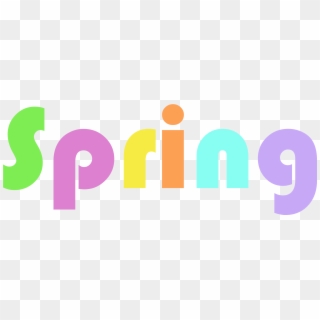 Spring Word Cliparts - Spring Word Clipart, HD Png Download