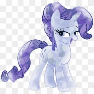 Alternate Hairstyle, Butt Stallion, Crystallized, Crystal - Mlp Crystal Ponies Rarity, HD Png Download