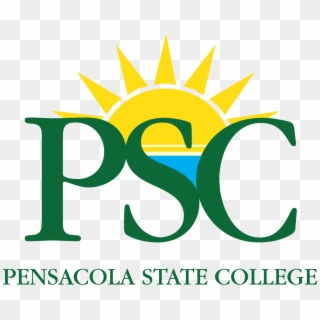 Decorative Image Of Psc Vertlogo1 Cmyk W3ar1w , Branding - Pensacola Junior College Logo, HD Png Download