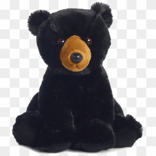 14 Inch Boo Boo Black Bear - Black Teddy Bear Transparent, HD Png Download
