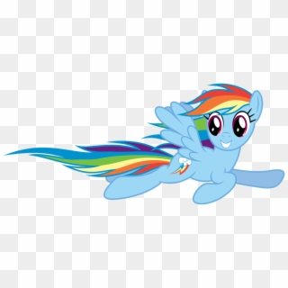 Rainbow Dash Flying Png File - My Little Pony Rainbow Dash Flying, Transparent Png