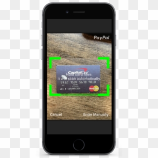 Scan Credit Cards Securely Through Your Phone's Built-in - Smartphone, HD Png Download