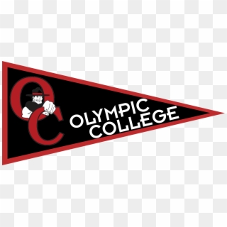 Olympic College Pennant - Graphic Design, HD Png Download