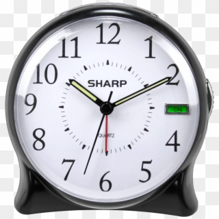 Analog Alarm Clock Png Image - Sharp Quartz Analog Clock, Transparent Png