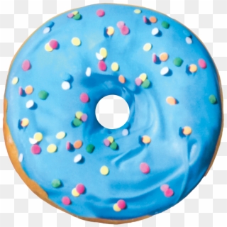 1200 X 1200 11 - Blue And Pink Donut, HD Png Download