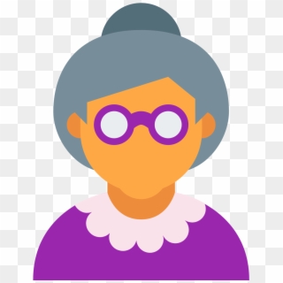 Grandma Png - Old Woman Icon, Transparent Png