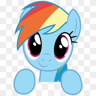 My Little Pony - My Little Pony Rainbow Dash Vector, HD Png Download