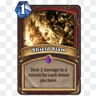 Shield Slam Card - Shield Slam Hearthstone, HD Png Download