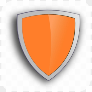 Small - Orange Shield Png, Transparent Png