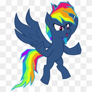 Pegasus Transparent Evil Library - My Little Pony Evil Rainbow Dash, HD Png Download