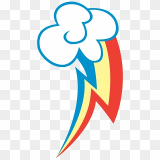 Rainbow Dash - Rainbow Dash Cutie Mark, HD Png Download