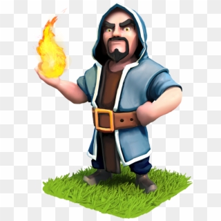 Courtesy Clipart Mom Grandma - Clash Royale Fire Wizard, HD Png Download