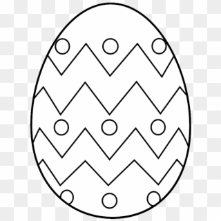 Easter Egg Clip Art Free Coloring Pages - Easter Egg To Colour, HD Png Download