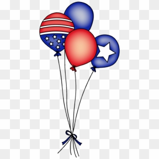 Daydream Designs By Diane - 4th Of July Balloons Clip Art, HD Png Download