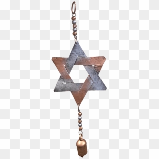 Star Of David Chime Sukkah Decoration From The Sukkah - Triangle, HD Png Download